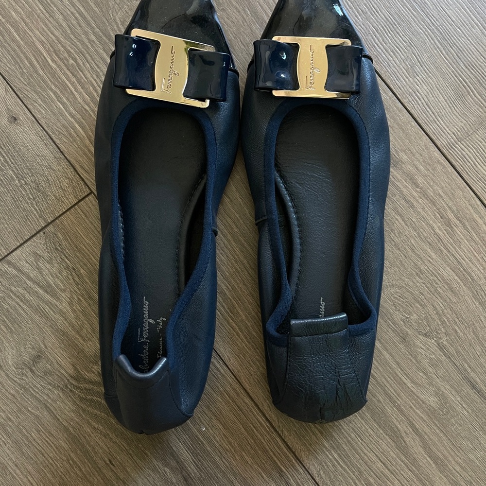 Salvatore Ferragamo Women's Blue Flats